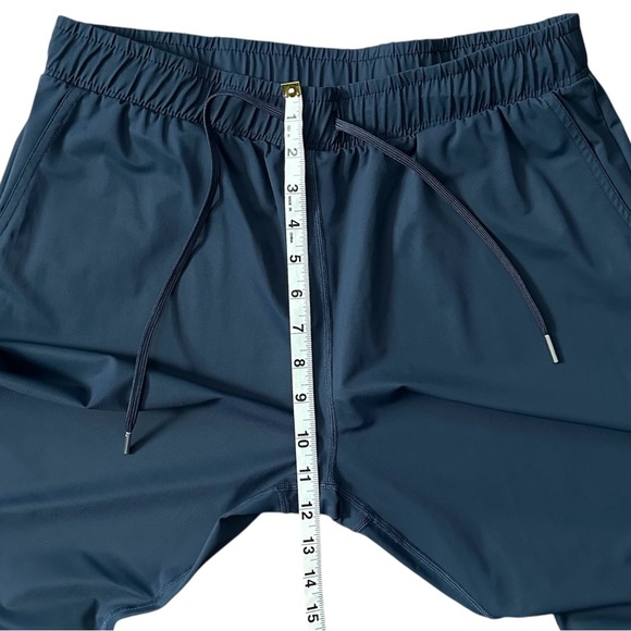 ZYIA Active Everywhere Tapered Drawstring Lightweight Pants Navy Size Large - Picture 8 of 11